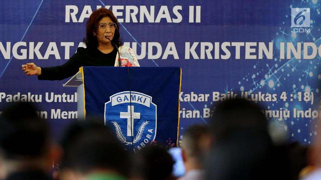 Menteri Susi Pudjiastuti Buka Rakornas GAMKI