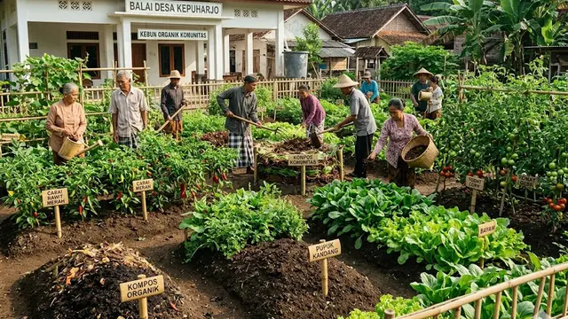 Kebun Sayur Organik Tanpa Pestisida