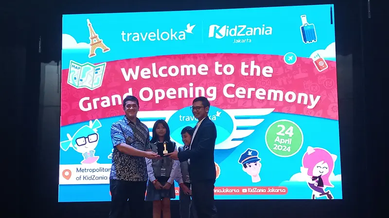 Opening Ceremony Establishment ‘Traveloka Flight Academy‘ di KidZania