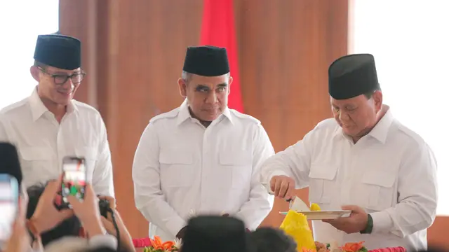 Prabowo dan Sandiaga Uno Hadiri Perayaan HUT ke-15 Partai Gerindra