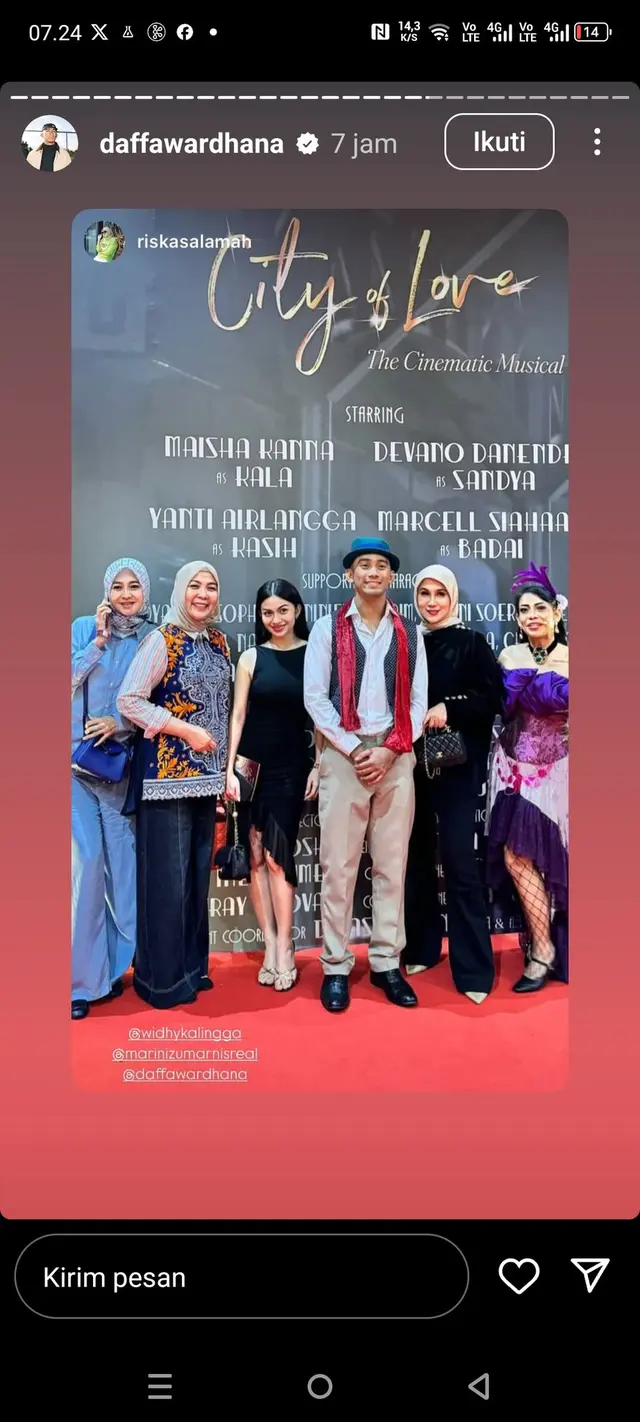 6 Bukti kedekatan Ariel Tatum dan Daffa Wardhana yang bikin netizen baper,  pacaran?