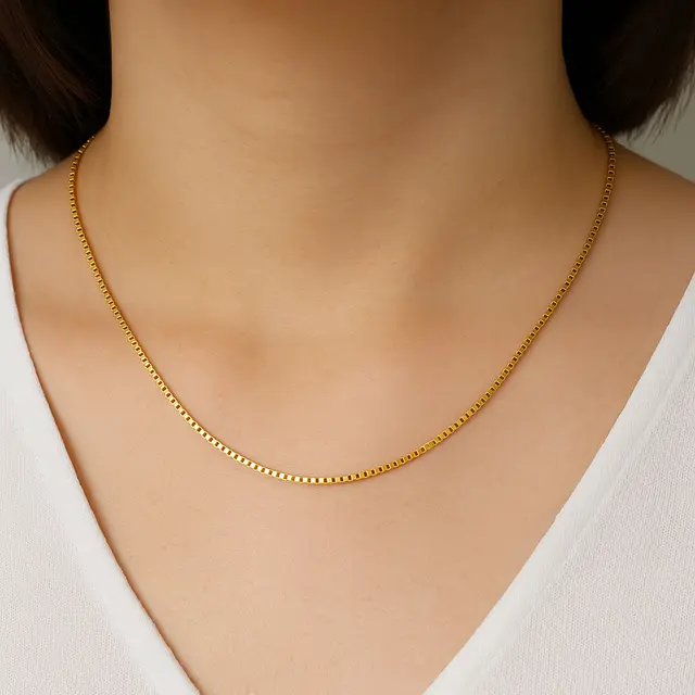 Model Kalung Emas 3 Gram Terbaru untuk Leher Pendek