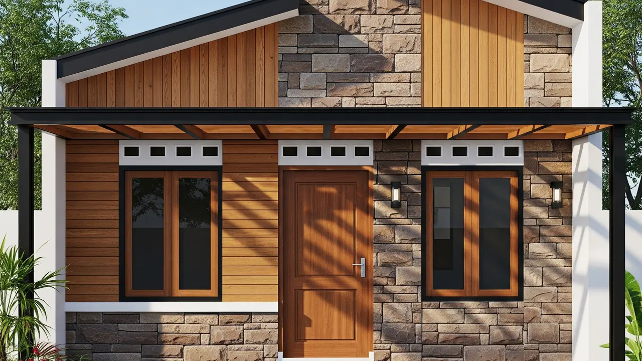 Inspirasi Gambar Rumah Sederhana 5 x 8 Meter.