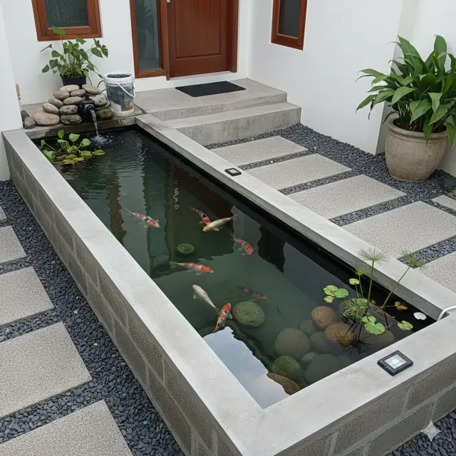 Model Kolam Ikan Minimalis