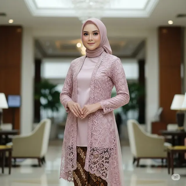 Kebaya Tunik + Outer Tulle