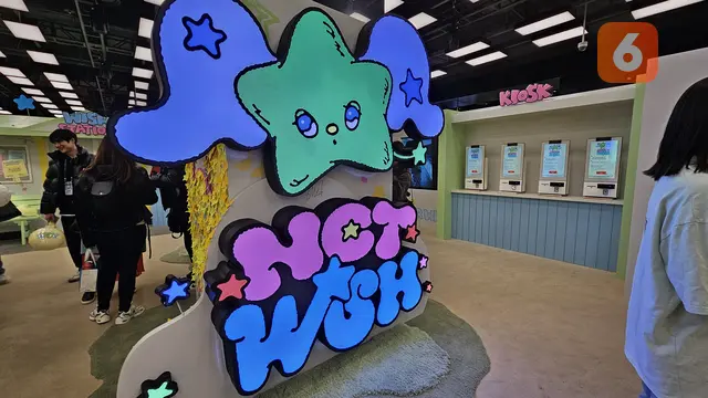 SM Entertainment Membuka Pop-Up Store NCT WISH di Lantai Basement The Hyundai Seoul, Korea Selatan pada Kamis, 21 Februari 2024 (Foto: Aditya Eka Prawira/Liputan6.com)