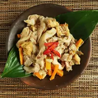 Ilustrasi tumis jamur dan tahu/copyrightshutterstock/Firlia Rury