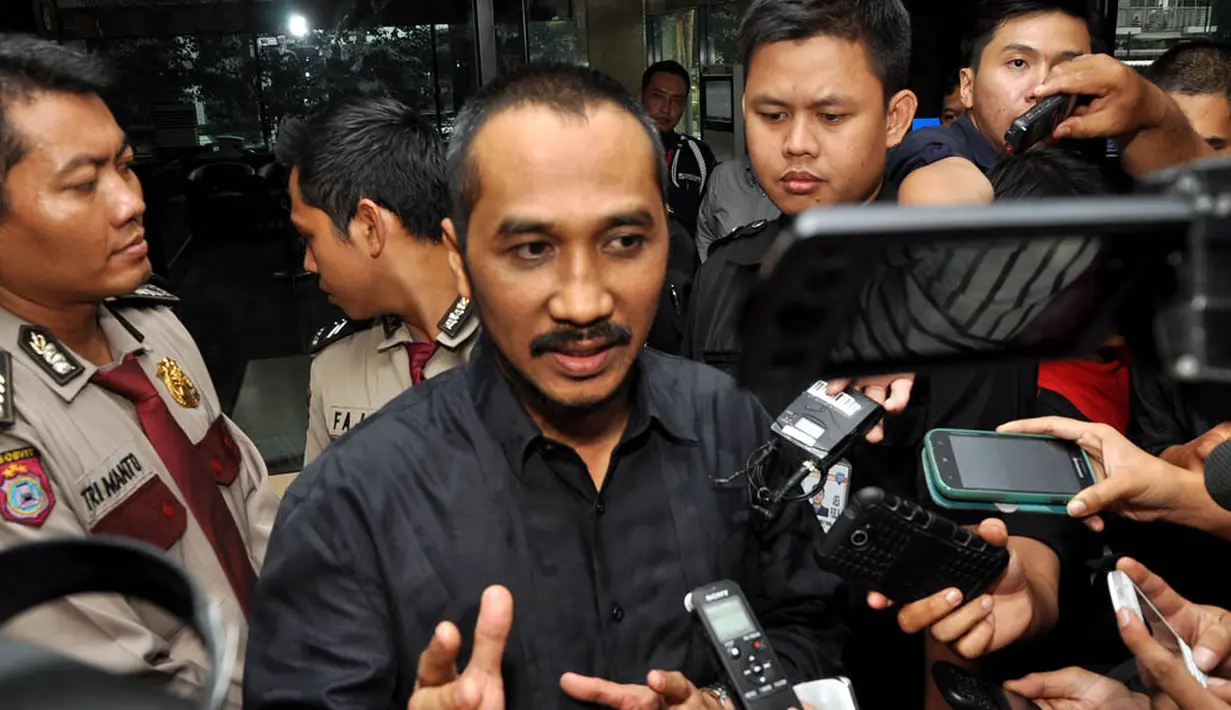 KPK telah memberikan rekomendasi kepada Presiden Joko Widodo (Jokowi) mengenai calon menteri, Jakarta, (22/10/14). (Liputan6.com/Miftahul Hayat)  