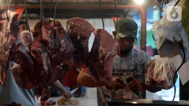 FOTO: Pedagang Daging Sapi Akan Mogok Jualan Mulai Besok