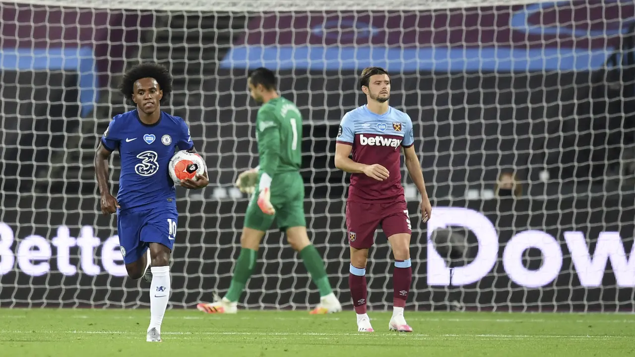 FOTO: Chelsea Tumbang di Markas West Ham United