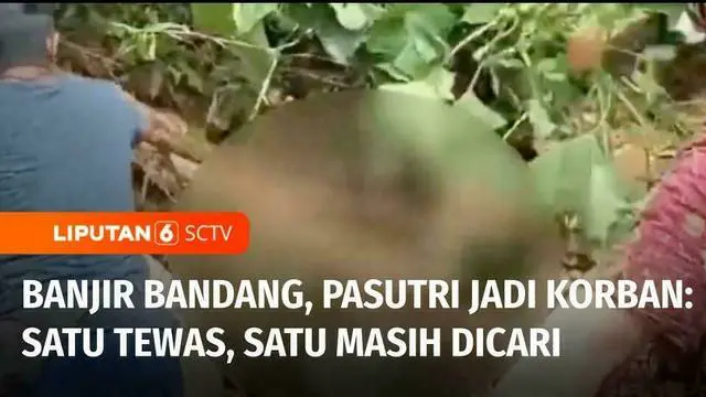 VIDEO: Banjir Bandang Landa Nagari Kubang, Pasutri Jadi Korban: Satu Tewas, Satu Masih Dicari