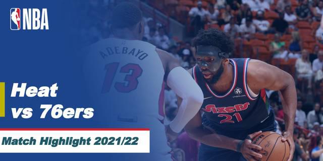 VIDEO: Kalahkan Philadelphia 76ers, Miami Heat Unggul 3-2 di Playoffs NBA 2021-2022