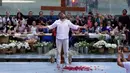 Tradisi sebagai devosi yang diadakan di gereja dimulai oleh Santo Fransiskus Assisi dan menyebar ke seluruh Gereja Katolik Roma pada abad pertengahan. (AP Photo/Rick Rycroft)