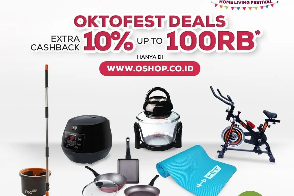 Pekan Promo Oshop kembali hadir pada tanggal 10-17 Oktober 2021.