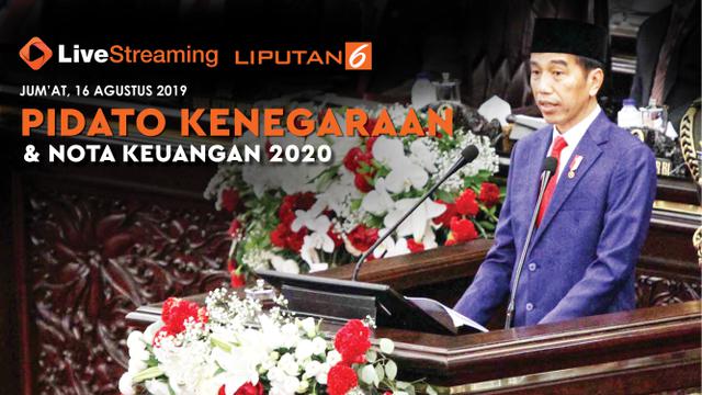 Saksikan Live Streaming Pidato Kenegaraan Presiden Jokowi 16 Agustus 2019 Bisnis Liputan6 Com