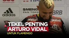 Berita video momen eks pemain Juventus dan Inter Milan, Arturo Vidal, melakukan tekel yang membantu klub barunya meraih kemenangan pada 24 Juli 2022.