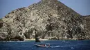 Lengkungan Cabo San Lucas adalah formasi batuan granit yang khas di ujung selatan Cabo San Lucas, yang merupakan ujung paling selatan Semenanjung Baja California di Meksiko. (AFP/ALFREDO ESTRELLA)