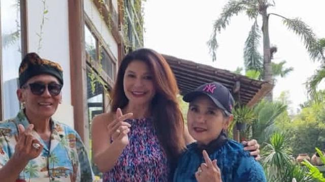 Tamara Bleszynski bertemu Yati Octavia dan Pangky Suwito di Bali (Foto: Instagram yatioctaviapangky)