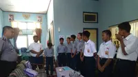 Mediasi pertengkaran pelajar SMP di Garut (Liputan6.com/Jayadi Supriadin)