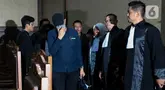 Terdakwa kasus suap vonis bebas Gregorius Ronald Tannur, Heru Hanindyo usai mengikuti sidang pembacaan putusan di Pengadilan Tindak Pidana Korupsi (Tipikor), Jakarta, Kamis (8/5/2025). (Liputan6.com/Herman Zakharia)
