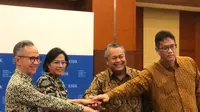 Menteri Keuangan Sri Mulyani Indrawati, mengatakan Pasar Surat Berharga Negara (SBN) melanjutkan penguatan di awal tahun 2023, didorong pembelian kembali SBN oleh investor nonresiden.