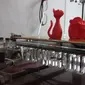 Salah satu hasil produksi printer 3D. (Liputan6.com/Panji Prayitno)