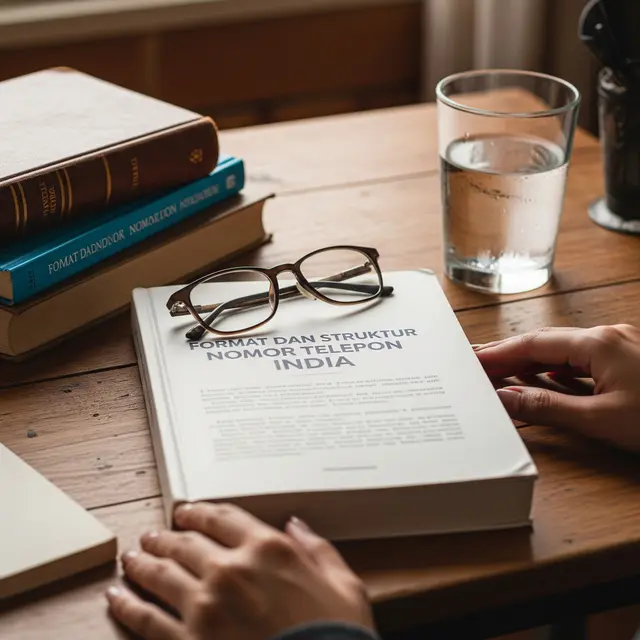 Buku tenntang Format dan Struktur Nomor Telepon India (AI Generated)