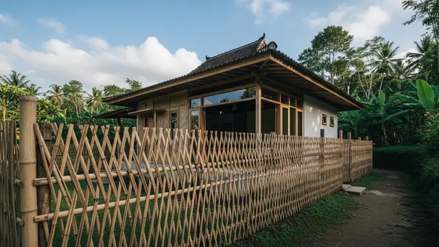Model Pagar Rumah Desa