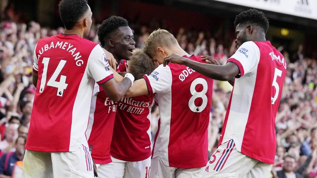 Foto: Bukayo Saka Cetak Asisst dan Gol, Arsenal Kembali ke Jalan yang Benar