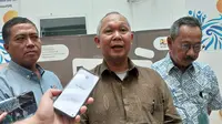 Direktur Jenderal Pembiayaan Infrastruktur dan Perumahan Kementerian PUPR Herry Trisaputra Zuna di Kementerian PUPR, Jumat (21/7/2023). (Arief/Liputan6.com)