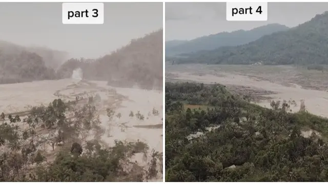 Pakai Drone, Ini 6 Potret Wilayah Terdampak Semeru dari Udara Bak Kota Mati