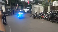 Prabowo meninggalkan rumah Salim Segaf Aljufri.