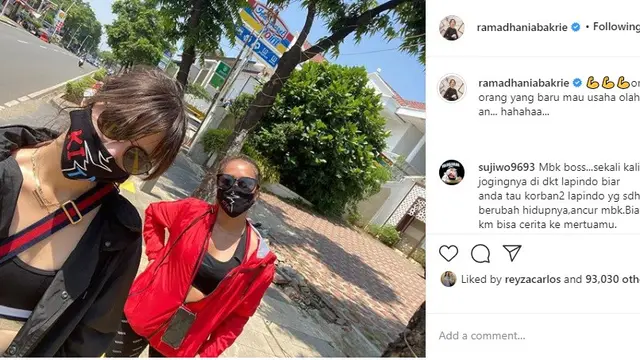 Nia Ramadhani (Foto: Instagram/@ramadhaniabakrie)