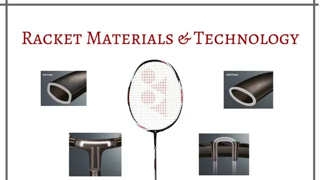 Yonex, unggul dalam teknologi bahan dan desain.