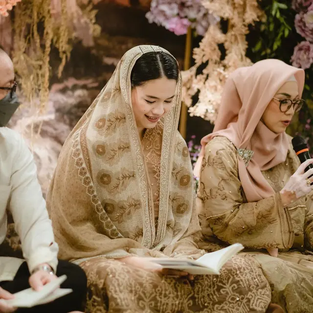 Alyssa Ramadhani, adik Marshanda, melangsungkan pengajian jelang menikah (Foto: Instagram @marshanda99)