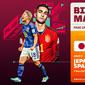 Live Streaming Piala Dunia 2022 di Vidio Spanyol Vs Jepang Jumat, 2 Desember 2022