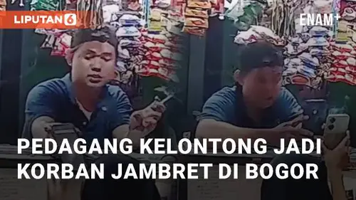 VIDEO: Viral Pedagang Kelontong Jadi Korban Jambret di Cibinong Bogor