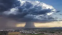 Penampakan Awan Aneh Ini Muncul di Langit Arizona, Pertanda Apa?