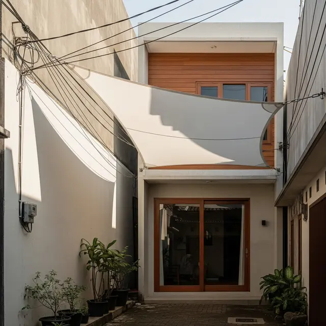 9 Model Kanopi Rumah di Gang Sempit, Solusi Estetis dan Fungsional