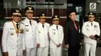 Mendagri dan 9 gubernur yang baru dilantik bertemu pimpinan KPK. KPK meminta para gubernur membangun komunikasi mencegah korupsi.