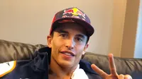 Marc Marquez cedera usai seri pembuka MotoGP 2020. (Twitter)