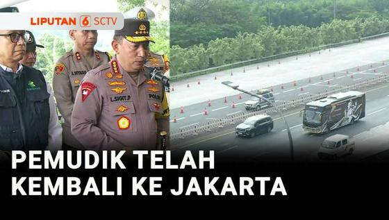 VIDEO: Kapolri: 52 Persen Pemudik Telah kembali ke Jakarta Melalui 4 Gerbang Tol Utama