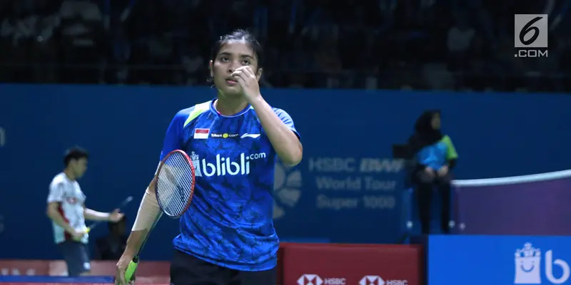 Gregoria Mariska Tunjung Kandas di 16 Besar