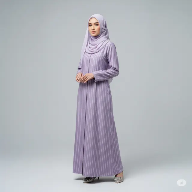 12 Model Gamis untuk Orang Tinggi Besar yang Stylish dan Nyaman