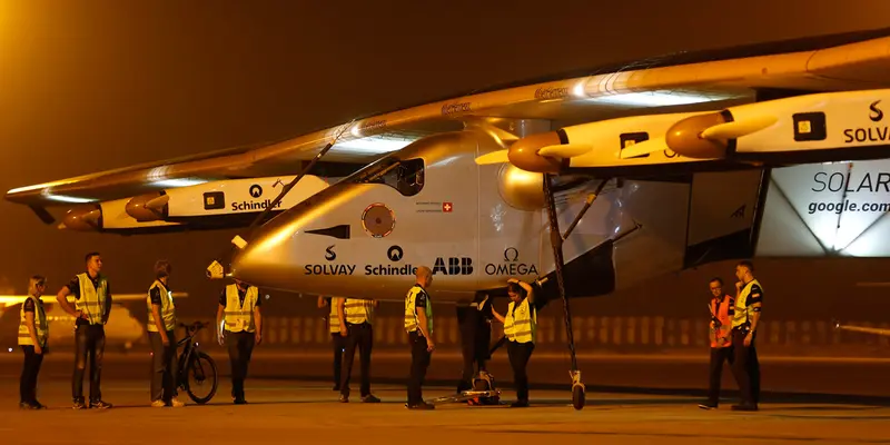 Solar Impulse 2 Mendarat di India