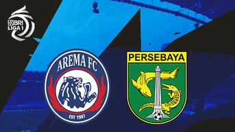 Sebentar Lagi, Link Live Streaming BRI Liga 1 Arema FC vs Persebaya di Indosiar dan Vidio