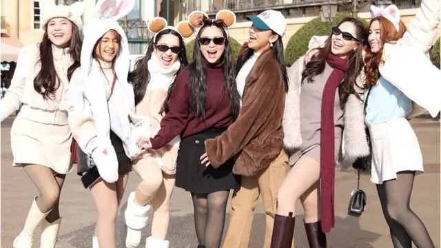 OOTD Fuji An Liburan ke Disneyland Tokyo. [@fuji_an]