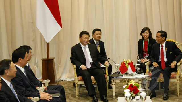 Presiden Jokowi Adakan Pertemuan Bilateral dengan Presiden Tiongkok