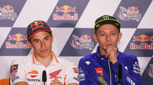 Marc Marquez mengakui kesalahannya terkait insiden dengan Valentino Rossi pada MotoGP Argentina, 8 April 2018. (Twitter/MotoGP)