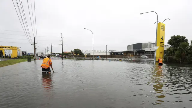 Hujan Deras, Banjir Landa Selandia Baru, Empat Orang Tewas